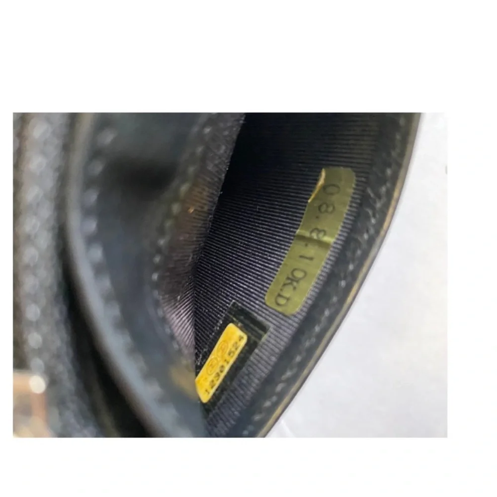 Chanel Micro Chocolate Bar Coco Mark Long Wallet Black Leather - Picture 9 of 13